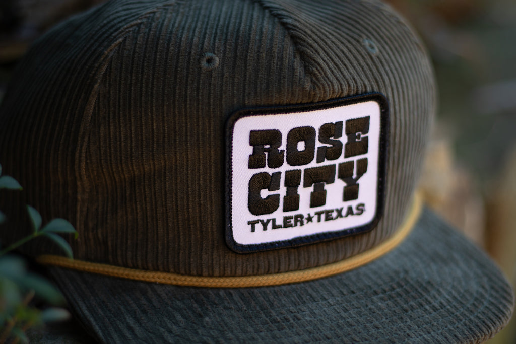 Corduroy Snapback – Muted Green