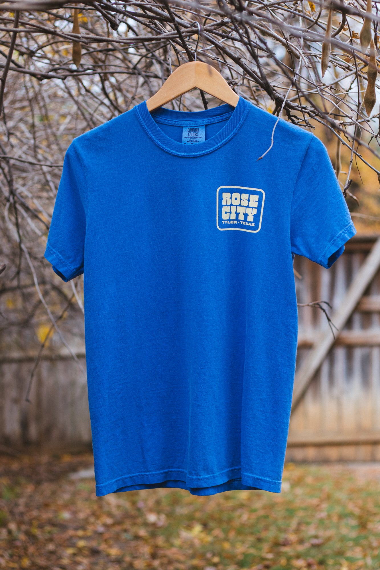 Classic Comfort Tee – Flo Blue – Rose City Hats