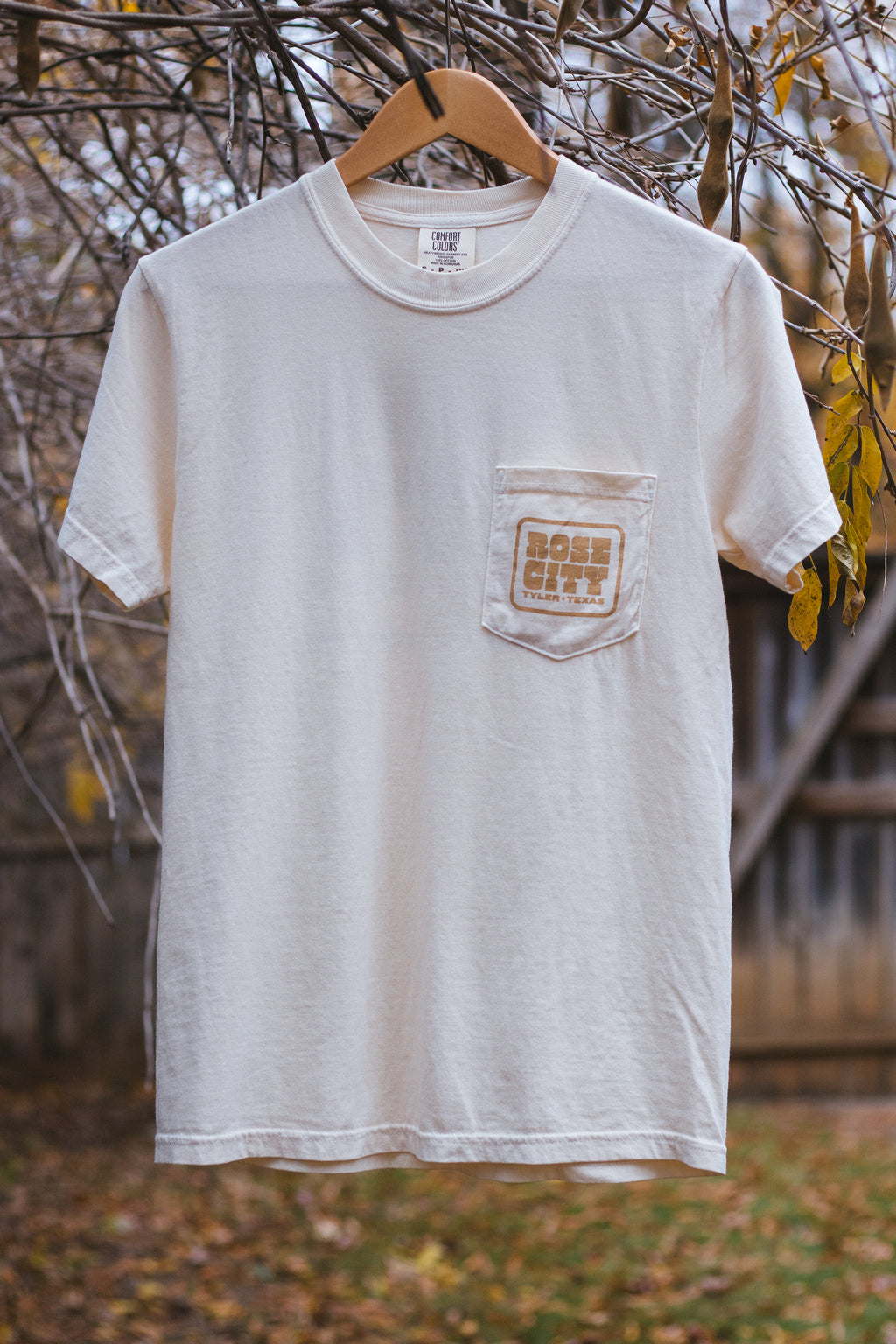 Classic Comfort Pocket Tee – Ivory