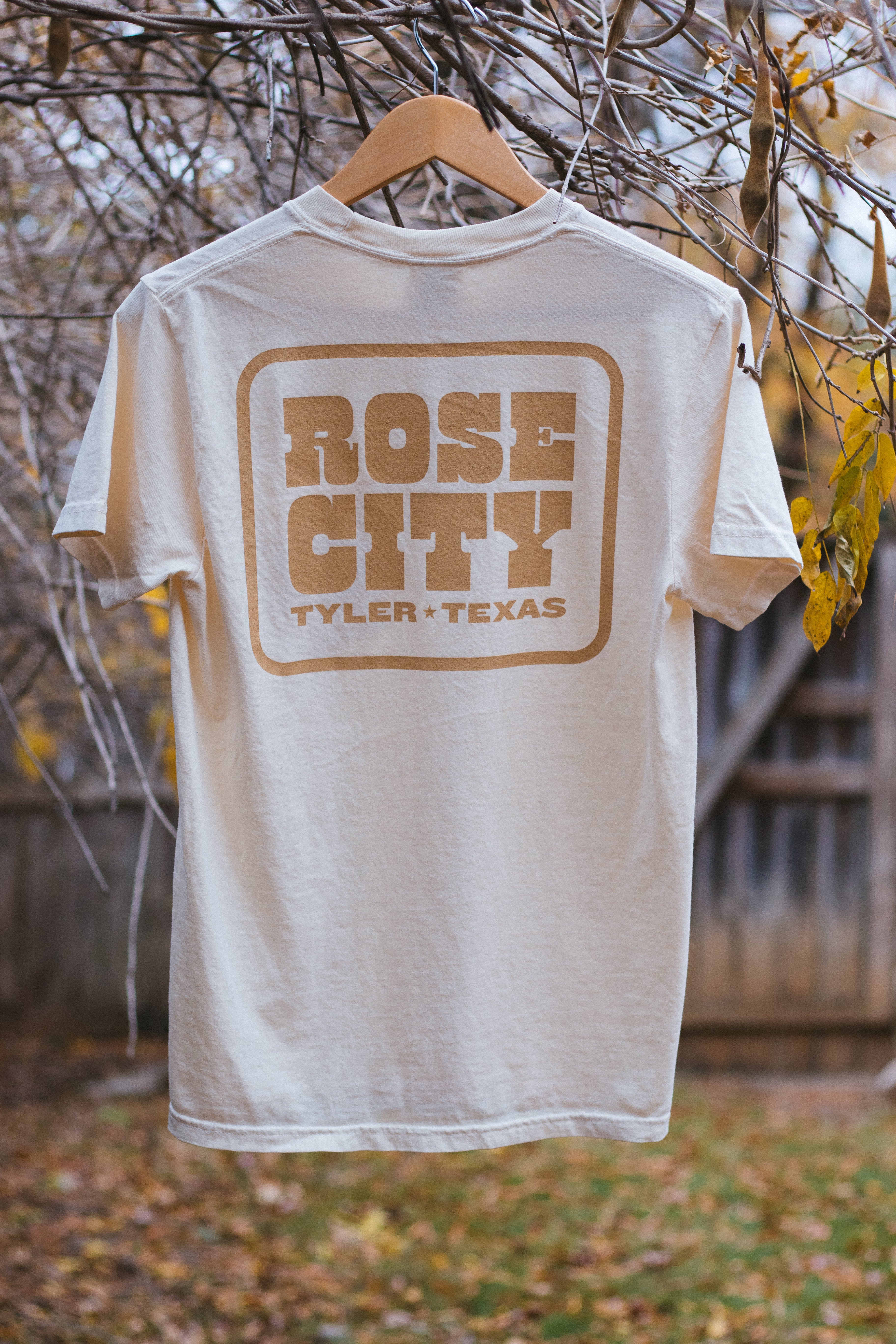 Classic Comfort Pocket Tee – Ivory – Rose City Hats