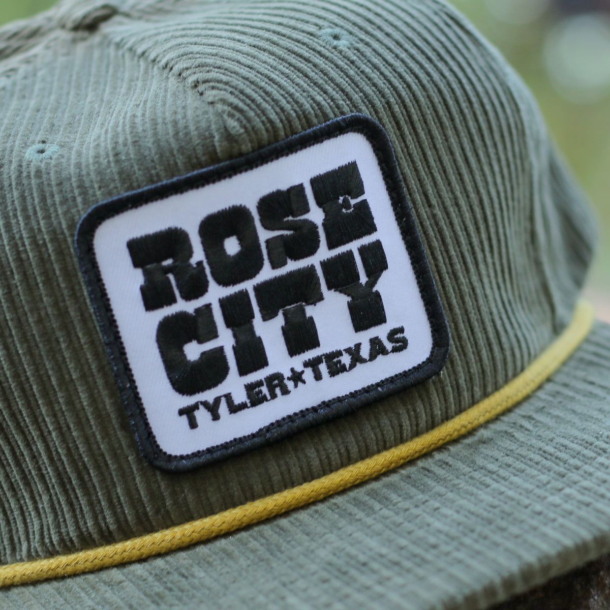 Corduroy Snapback – Muted Green
