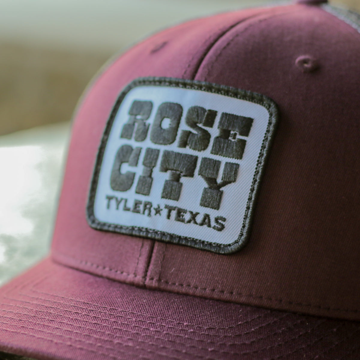 Trucker Snapback – Burgundy